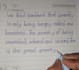 neat and cursive writing
