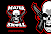design an impressive custom mafia, gangster logo