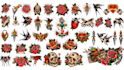 create awesome old school tattoo style design