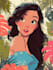 drawing a cartoon disney portrait