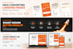 design a high converting ai powered landing page website