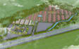 remodel 3d master plan design,real estate layout,site plan,aerial view rendering
