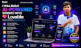 create modern ai business website and connect domain