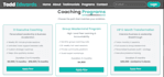 build a responsive landing page using HTML, CSS, javascript, and tailwind CSS