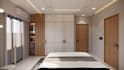 bedroom interior design and drawing