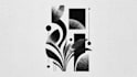 custom an abstract black tattoo design