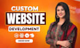 build rebuild custom website development full stack front end back end developer