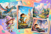 draw professional children book illustration and cover design
