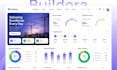 design a modern saas or mobile app UI UX in figma