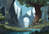 create landscape illustrations and scenery
