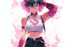 create japanese anime style art