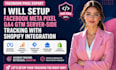 setup facebook meta pixel ga4 gtm server side tracking with shopify integration