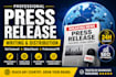 write and distribute a professional press release for  global media exposure