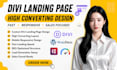 build divi builder bricks builder landing pages wordpress dev portfolio web pro