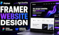 develop framer website, framer website design, framer landing page, framer