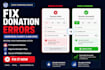 fix nonprofit charity wordpress website donation system for fundraising