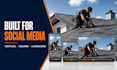 create roof repair and roofing contractor promo video ads