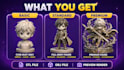 create a cute chibi figure stl for 3d printing
