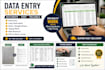 do data entry, typing, copy paste and assignment work