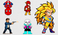 design 2d, 3d game model, assets, icon, rpg maker environment and probs art