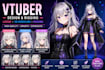 design high quality vtuber, live2d, 3d character rigging, 3d vtuber modelling