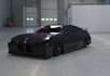 create a modern 3d car design and render it