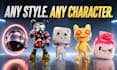 turn your 2d character design into a game ready 3d model with rigging