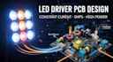 design constant current led driver pcb for high power led lighting smps