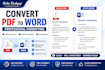 convert PDF to word and professionally format documents