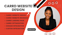 do carrd website design, redesign carrd website and carrd landing page design