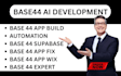 build and fix ai apps and websites using replit, base 44 and supabase