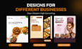 design high converting social media flyer, poster or instagram post