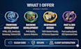 develop a professional bussiness website with frontend and beckend