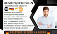 design professional german wix website dsvgo compliant mobile friendly optimized
