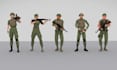 model and rig 3d low poly character for animation and game ready unity unreal
