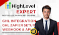 setup ghl automation ghl integration ghl workflow ghl api ghl zapier ghl webhook