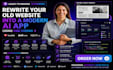 rewrite your old website into a modern ai app using vibe coding