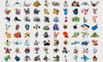 create gen 4 5, style rpg pixel tileset for 2d game
