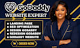godaddy website design godaddy website redesign develop godaddy website design