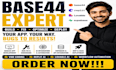 build base 44 app, fix base 44 bug, optimize base 44 app and API integration