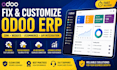 fix, customize odoo erp CRM website ecommerce and API integration