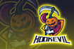 do modern high quality amazing evil logo