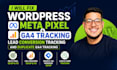 fix wordpress meta pixel lead conversion tracking and duplicate ga4 tracking