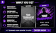 make a high quality esports posters and gaming thumbnails