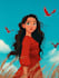 create a disney cartoon illustration