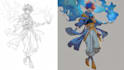 draw original character illustration