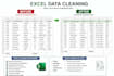 clean ,format and organise excel or CSV data professionally