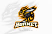 design modern attractive bee, hornet logo