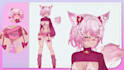 draw and rig 2d vtuber model vtuber model live2d vtuber 2d anime vtuber rigging