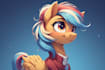 draw your pony character from your idea